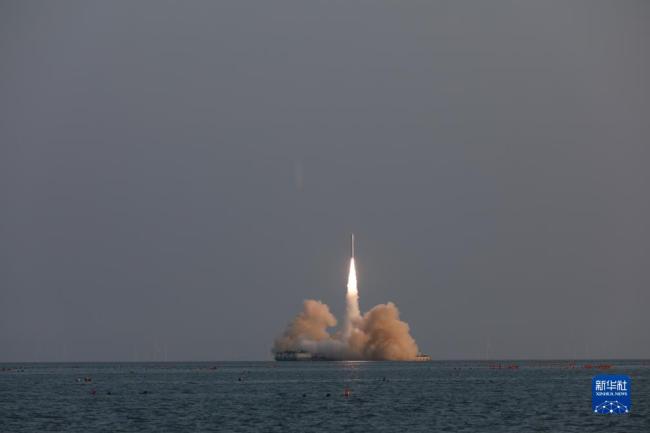 谷神(shén)星一号海射型運(yun)載火箭成功發射(she)