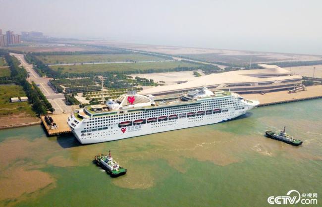 天津口岸(an)迎三年來首(shou)艘國際郵輪(lún)