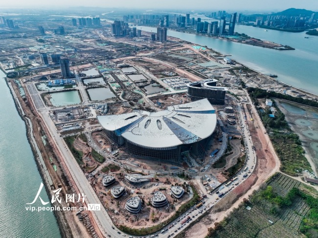 廣東廣州(zhōu):國際金融論(lùn)壇會址建設(she)如火如荼